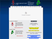Tablet Screenshot of landsendgifts.com